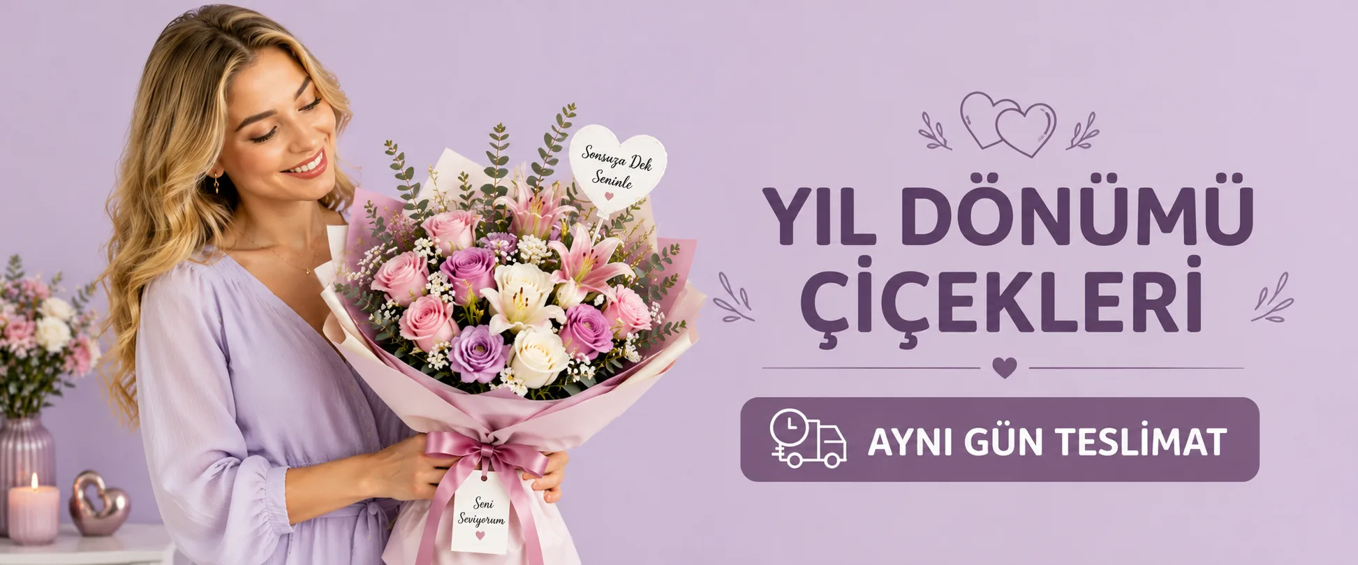 Yıl Dönümü Çiçekleri