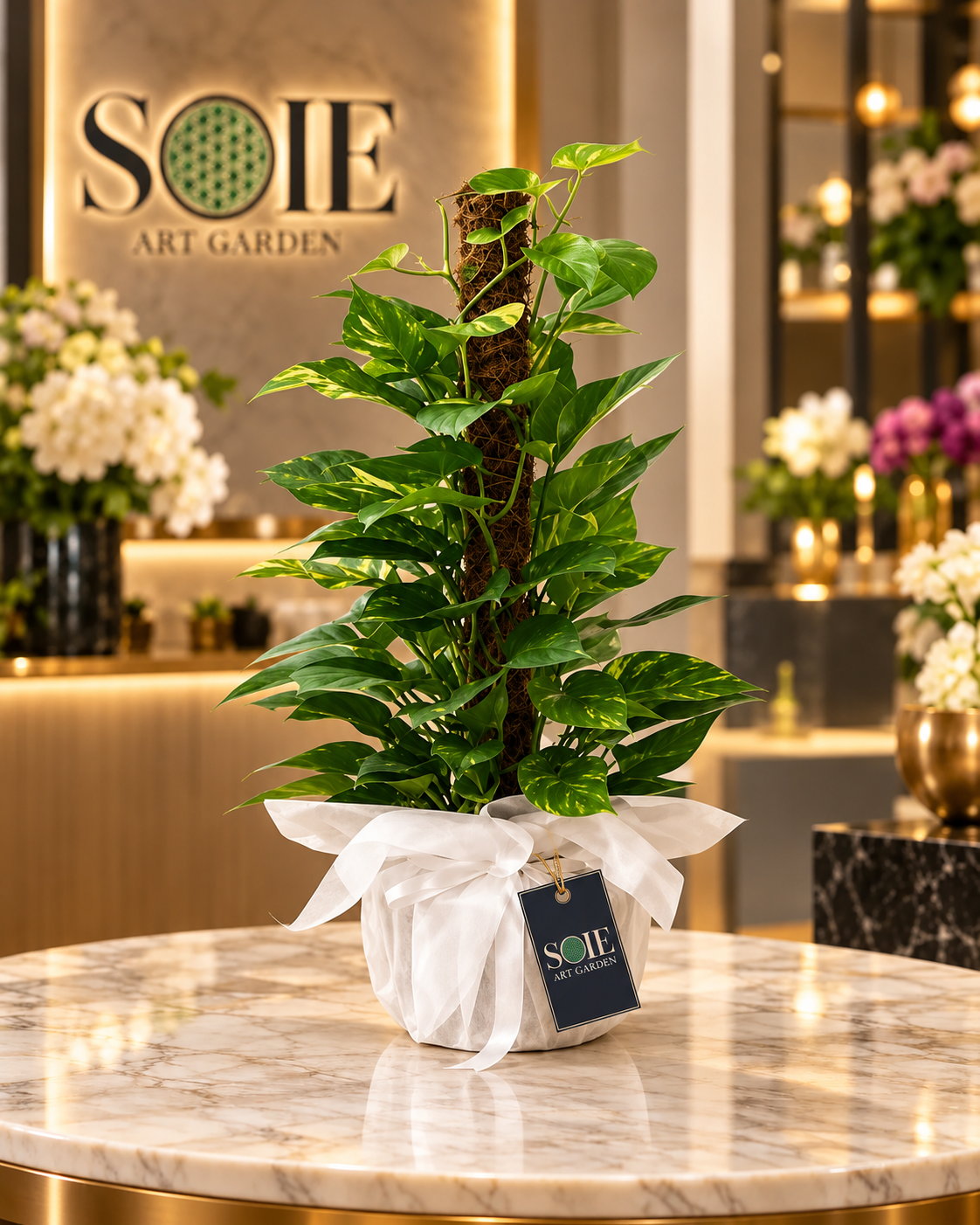 Saksıda Sarmaşık Pothos Bitkisi