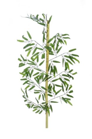 Yapay Yapraklı Bambu Çubuğu 100cm 5 Adet